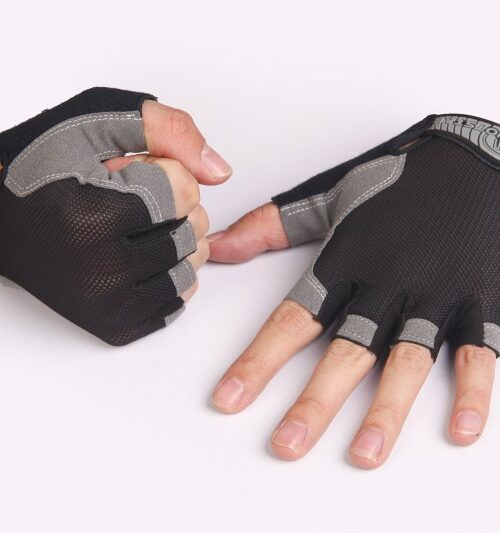 Guantes Dedo Corto Ciclismo  Rockbros Palma Gel