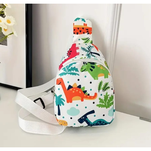Bolso, maletín, canguro de dinosaurio para niños y niñas