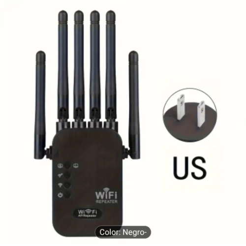 Extensor WiFi 2.4G/5GHz repetidor WiFi inalámbrico de doble banda 1200Mbps amplificador de señal