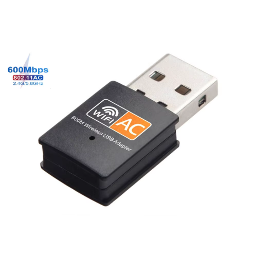 Adaptador WiFi USB de banda dual de 600 Mbps