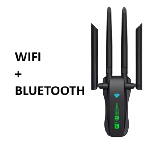 Tarjeta de red WiFi de 900 Mbps, 2,4 G/5 GHz, Bluetooth 5.4