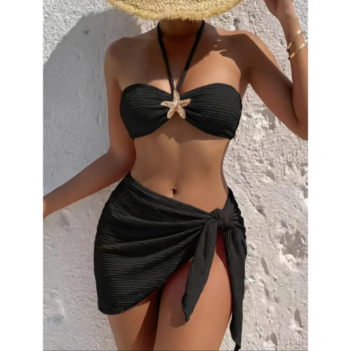 Vestidos de Baño 3 piezas negro